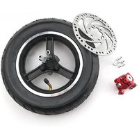 10 Inch 10X2.50 Electric Scooter Wheels 10X2.50 with Disc Brake and with Wheel Hub Disc Brake Set Hollow