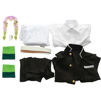 Adult Kids Anime Demon Slayer Kanroji Mitsuri Cosplay Costume Kisatsutai Sexy Women Halloween Costume