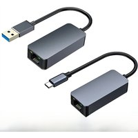 2500Mbps RJ45 Network Card USB3.0 Type C Ethernet Adapter for Laptop Xiaomi Mi Box Switch PC USB-A/C Internet Adapter Accessorie