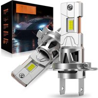 25000LM H7 LED Headlight Bulb Mini Copper Tube CSP for Car Headlamp Auto Diode Lamps Canbus H7 Turbo Fan Led 6500K 12V