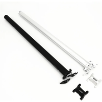 AliExpress NONE Litepro Seat Post For Brompton 33.9mm 31.8mm *600mm Aluminum Alloy Seat Tube Black Silver 31.8mm Folding Bike Seatpost
