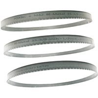FOXBC 3PCS 899mm Bandsaw Blades18t M42 Bi-Metal 35-3/8" x 1/2" for for Milwaukee 48-39-0529 Portable Band Saw
