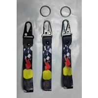 AliExpress Red Bull Key Chain Tag Strap Leather Accessories Keytag Racing Keychain Car KeyChain Phone Lanyard Durable Key