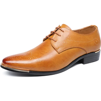 2020New Men Dress Shoes Fashion Oxford Business Men Shoes Pu Leather High Quality Soft Casual Breathable Men's Flats Slip-On Sho