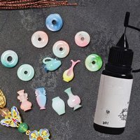 10g Carved Gel for Nail Mold UV Gel Crystal Glue Translucent 3D Acrylic Mold Tool Set Pro Nail Saloon DIY Silicone Nail Art Gule