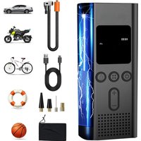 AliExpress Toptrek 150PSI Portable Bike Pump Wireless Electric Air Pump Rechargeable Tire Inflator For Bicycle Car Motorcycle with Digital Gauge