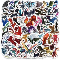 AliExpress GOGOTU 10/30/60PCS Ferocity Dragon Cartoon Stickers Cool Graffiti Decals DIY Laptop Guitar Bike Skateboard Fridge Waterproof Artwork