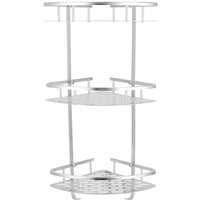 Space Aluminum Corner Shower Shelf Organizer Rack - Easy Install for Bathroom Kitchen for toilet
