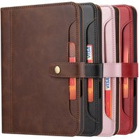 For Mini 7 2024 (A17 Pro) ัะตั
ะพะป ELVE Luxury Flip Leather Book Tablet Cover With Cards Slot Stand Sleeve For iPad Mini 6 ์์ดํจ๋ ๋ฏธ๋6