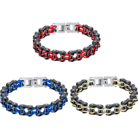 AliExpress Punk Stainless Steel Bracelet Mens Biker Bicycle Motorcycle Link Chain Bangle Fashion Male Jewelry Gift