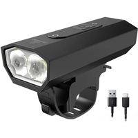 AliExpress PHMAX Front Bicycle Light Led 2400mAh MTB Bicycle Headlight Aluminum Shell Rechargeable Bike Lamp with 6 Light Modes