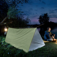 Life Tent Emergency Tent Ultralight Survival Shelter Year-Round All Weather Protection Compact Lightweight Portable Mylar