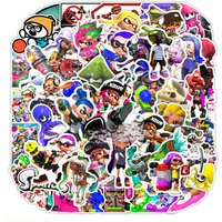 AliExpress NONE 50Pcs Splatoon Graffiti Stickers Water Bottle Laptop Phone Bicycle Luggage Case Skateboard Children Adult Sticker