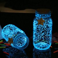 DIY Luminous Glow Gravel Noctilucent Sand Romantic Sky Blue Fish Tank Aquarium Fluorescent Particles New Year Party Decoration