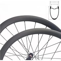650B Gravel Carbon Bike Wheelset Road Disc Carbon Wheels Tubeless Ceramic Ratchet 36T Ceramic 650B Disc Wheel Center Lock 6 Bolt