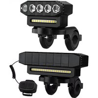 AliExpress NONE Bicycle Front Rear Light Set Rechargeable 8 LED 5 LED Bike Head Light for Riding Safety MTB Road Bike Headlight Taillight Set
