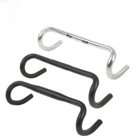 AliExpress NONE UNO UltraLight Racing Road Bike Handlebar Bent Bar 25.4/31.8MM 360/380/400/420/440/460MM 6061 Aluminum Alloy Stem Handlebar