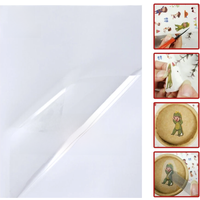 10 sheets transparent sticker paper white matter glossy Printable Vinyl sticker clear gold adhesive paper for all Inkjet Printer