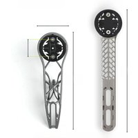 AliExpress rrskit RRSKIT 3D Printed Titanium Alloy Bicycle Computer Extended Bracket Suitable For Garmin Universal Base With Gopro Lamp Holder