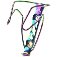 AliExpress Ultralight Titanium Alloy Bike Water Bottle Cage Rainbow MTB/Road Bicycle botellero Bike Bottle Holder Bike Cycling Bottle Cage