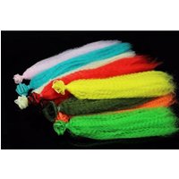 Tigofly 11 packs colors Crimped Nylon Synthetic Fiber Kinky Curly Hair Fibre Clouser Minnow Streamer Fly Fishing Tying Materials