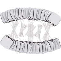 100P/50P 5x5cm Muscle Stimulator Electrode Pads Non-woven Fabric Self Adhesive Replacement Pads for Tens Digital Therapy Machine