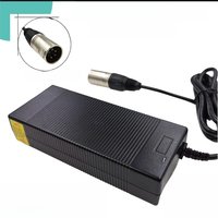 AliExpress YYHQQBAD 42V 2A electric bicycle lithium battery charger for 36V 18650 lithium battery pack with 4-pin XLR socket connector EU USA AU UK