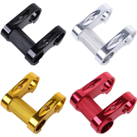 11UE Handlebar Extension Double Flashlight Dual Computer Holder Mount Bracket