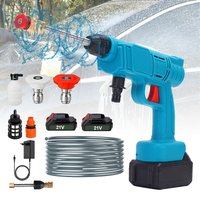 30bar cordless high-pressure car wash pressure water cleaning machine water gun suitable for Makita 18v battery