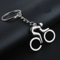 AliExpress NONE 1pcs Sport Man Keychain Metal Bicycle Bike Cycling Riding Keyring Key Chains Hanging Accessories