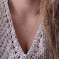 2024 Tredy New Minimalist Circle Pendants Necklaces for Women Eternity Collares Gold Color Chain Simple Design Neck Jewelry