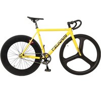 AliExpress NONE Tsunami Fixed Gear Bike SNM100 Aluminum Alloy Frame Fixie Single Speed Bicycle 700C Fits V-brakes For Daily Commuting