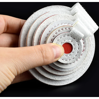 3-8cm Slingsshot Bullseye 2/4/8pcs Microfiber Material Training Shooting Target Slingshot Targets Bullseye Hunting Acessories