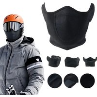 AliExpress WRELS Winter Balaclava Fleece Warmer Motorcycle Face Mask Breathable Half Ski Mask Scarf Motorbike Cycling Bicycle Biker Mask