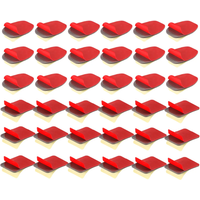 48pcs Sticker for Gopro Hero 11 10 9 8 7 OSMO XIAOMI Camera VHB Adhesive Sticker Curve Flat Double Adhesive Tape Mounting Helmet