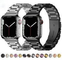 Stainless Steel Band for Apple Watch Ultra 2 49mm Series 10 46mm 42mm 9 8 7 45mm 41mm Metal Strap for IWatch 6 SE 5 4 40mm 44mm