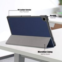 Case for Galaxy Tab A11+ 11inch PU Leather Material Kickstand Protective Cover High Quality