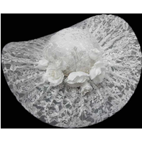 New Arrival Lace Bridal Hats 2026 Lace tocado novia Cheap Wedding Hats Veil For Bride Wedding Accessories Bridal headwear