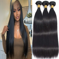 Phashion Straight Human Hair Bundles 1/3 Pcs/Lot 30 32 Inch Remy Hair Extensions For Black Women Brazilian Weave Natural Color