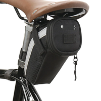 AliExpress B-SOUL B SOUL Bike Saddle Bag 1L Small Storage Black Cycling Seat Tail Rear Pouch Bag Accessory Kit Tool Reflective Cycling Accessories