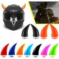 AliExpress NONE Multicolor Motorcycle Helmet Devil Horns Electric Bike Car Styling Decoration Helmets Stickers Long Short Parts Accessories