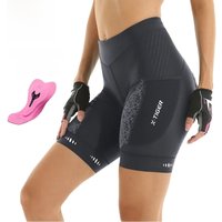 AliExpress X-TIGER Women's Cycling Shorts Competitive Foam Padded MTB Bike Shorts with Side Pockets Summer Reflective Bib Tights