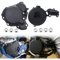 AliExpress LFMT Motorcycle Clutch Guard Water Pump Cover Engine Ignition protection cover For HENGJIAN HJMOTO HJZ300 Z300 Dirt Bike Refit Parts