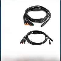 JULET Waterproof Cable 8 Pins/9 Pins 1TO4/1TO5/1TO2 Cable Leads Wires For KT Controller Motor Throttle Brake Display