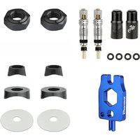 AliExpress DEEMOUNT Bicycle Valve Nozzle Parts Presta Inserts FV Stem Nuts O-ring Tubeless Convex Rim Concave Washers Wheel Sticker Schrader AV Caps
