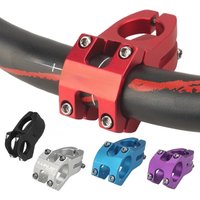 AliExpress LUNJE MTB Bike Handlebar Stem CNC Power Short 45mm Mountain Bicycle Bridge 25.4/31.8mm Pipe Cycling Stem Riser Table