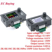 SK150C SK150Pro 1.8 inch Color Screen CNC Step-up Down Lift Voltage DC Adjustable Regulated Power Supply Module DC 7-36V 8A 150W
