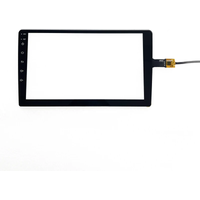 New 2.5D 9 Inch 10.1 Inch 6 Pins 2.5D Car Touch Screen Glass Digitizer For Variety Android Car Radio Navigation CC2, CC2l, GT911
