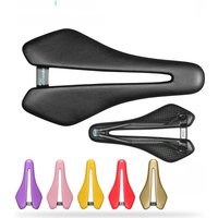 AliExpress RYET Full Carbon 3D Printed Bike Saddle 12K PU Leather 102g Oval Rail 7x9 mm Seating Road MTB Gravel Triathlon Cycling Parts