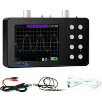 Dual Channels Digital Handheld Oscilloscope PWM 50M 10Mhz Sampling Rate 2.5KSa/S Analog Bandwidth for Electronic Repair Tools